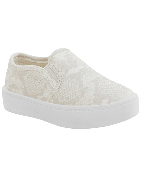 Toddler Snake Skin Print Sneakers 11