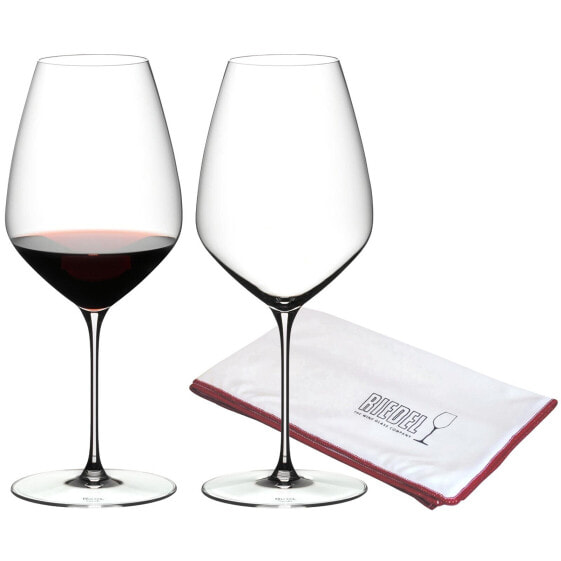 Бокал для вина Riedel VELOCE Syrah / Shiraz 2er Set + Полировочная тряпка