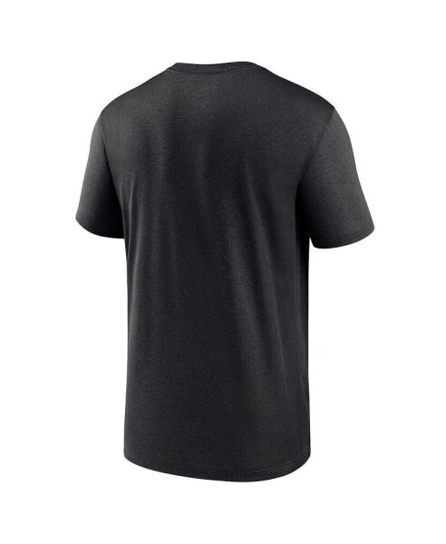 Nike Men's Black Miami Marlins Home Plate Icon Legend Performance T-Shirt