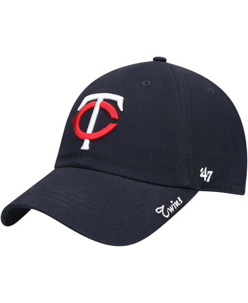 Women's Navy Minnesota Twins Team Miata Clean Up Adjustable Hat