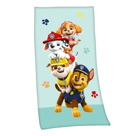 Детское полотенце Paw Patrol Herding - белое с героями +Rainbow Dash+ Shimmer and Shine+ +Peppa Pig+ и другие