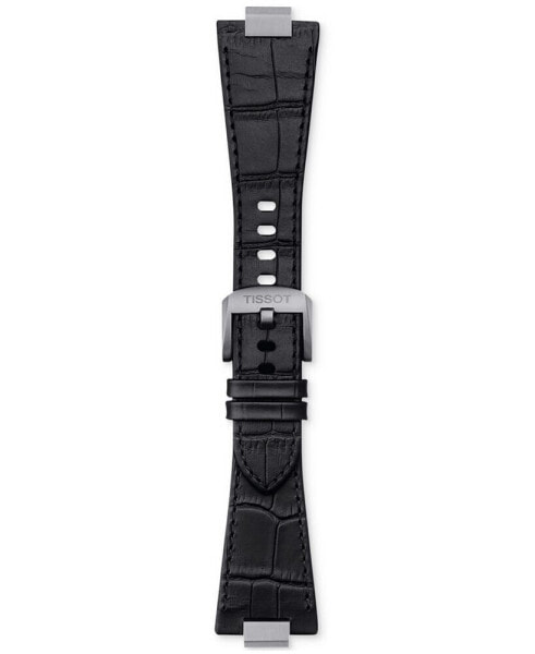 Official PRX Interchangeable Black Leather Watch Strap