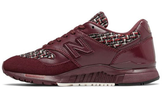 Кроссовки женские New Balance 840 серии бордового цвета (WL840AC)