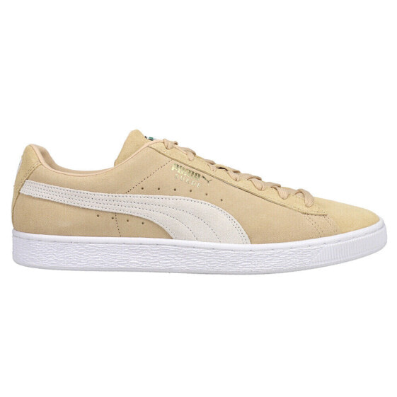 Puma Suede Classic Xxi Lace Up Mens Beige Sneakers Casual Shoes 37491566