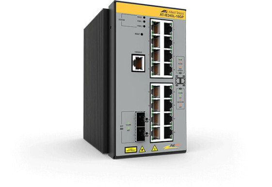 Allied Telesis AT-IE340L-18GP-80 - Managed - L3 - Gigabit Ethernet (10/100/1000) - Power over Ethernet (PoE) - Wall mountable