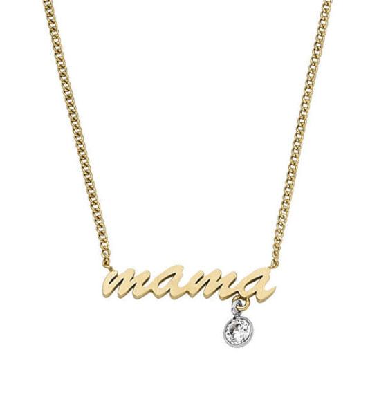 Decent Gold Plated Pendant Necklace Mama JF04431998