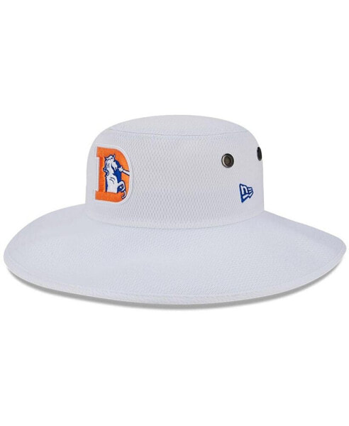 Бейсболка белая New Era Denver Broncos 2023 NFL Training Camp Panama Bucket Hat