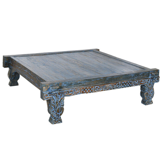 Кофейный столик Home ESPRIT Синий древесина тика 150 x 150 x 40 cm