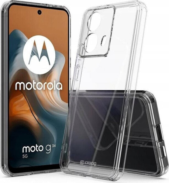 Crong Crong Crystal Shield Cover - Etui Motorola Moto G34 (przezroczysty)