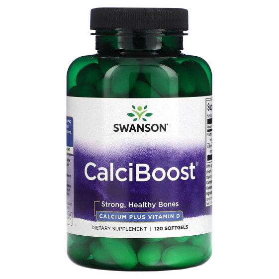 Витамины и минералы Swanson CalciBoost, 120 капсул