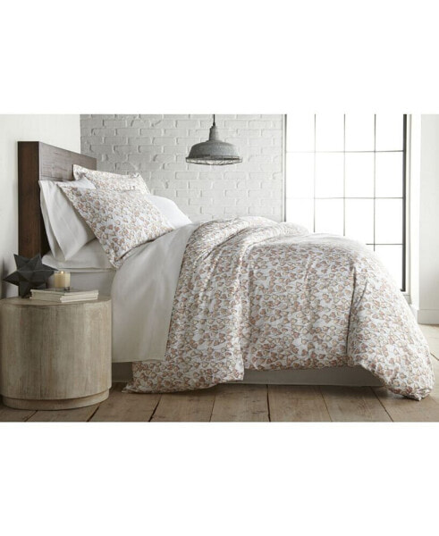 Forevermore Luxury Cotton Sateen Duvet Cover and Sham Set, Twin
