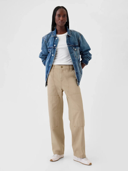 High Rise Double-Knee Carpenter Pants