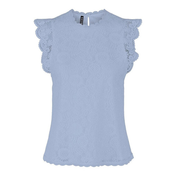 PIECES Olline Lace Sleeveless Blouse