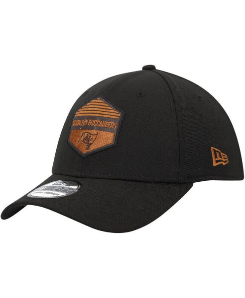 Men's Black Tampa Bay Buccaneers Gulch 39THIRTY Flex Hat