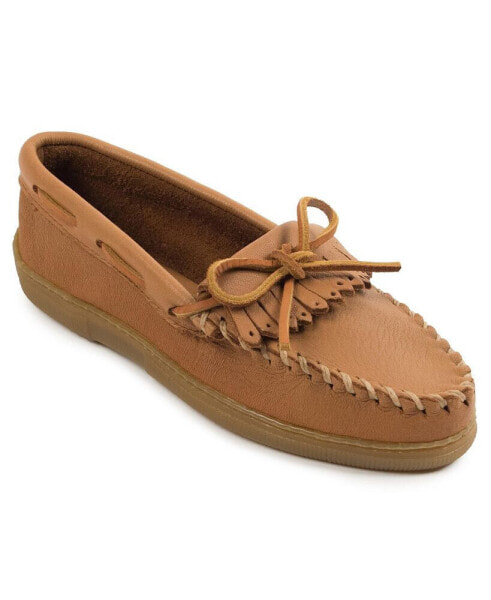 Women's Moosehide Kilty Moccasins