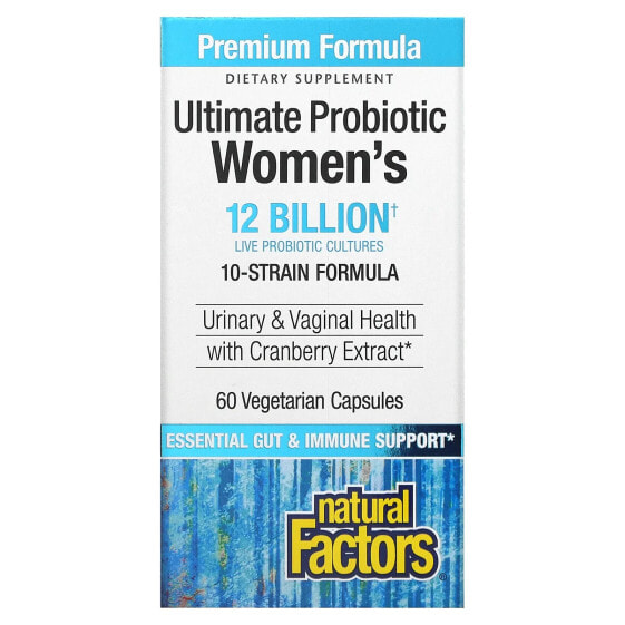 Ultimate Probiotic Women's Every Day, 12 Billion, 60 Vegetarian Capsules