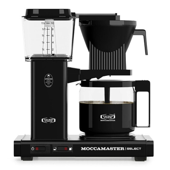 Moccamaster KBG Select - Drip coffee maker - 1.25 L - Ground coffee - 1520 W - Black