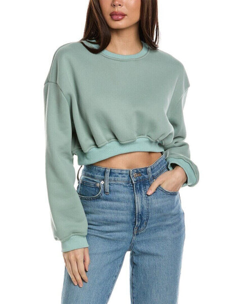 Madison Miles Cropped Sweatshirt Women's