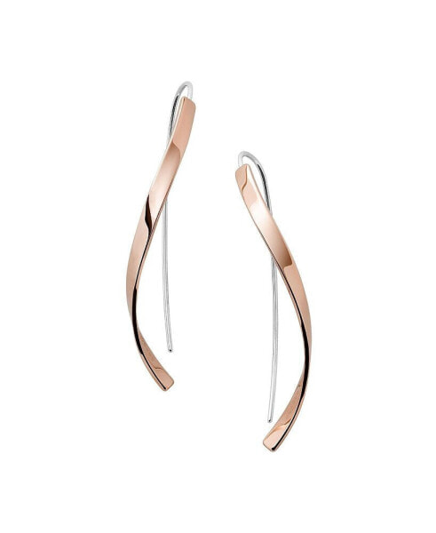 Women's Kariana Rose Gold Stainless Steel Drop Earring