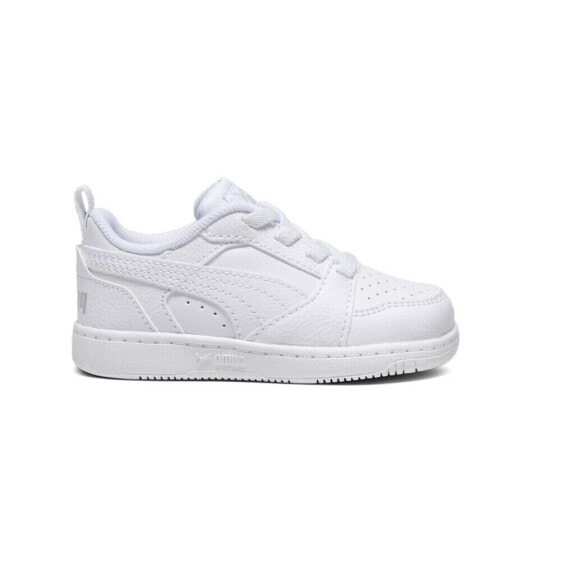 Puma Rebound V6 Lo Ac Inf Boys White Sneakers Casual Shoes 39383503