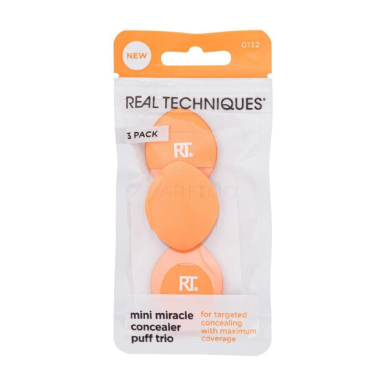 Real Techniques Mini Miracle Concealer Puff 1 Packung applikator für Frauen Applikator 3 St.