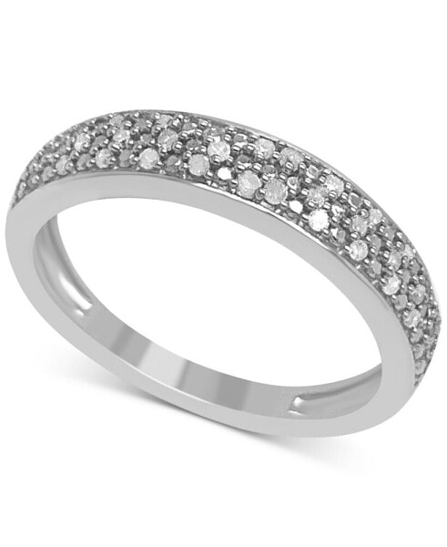 Diamond Pavé Band (1/6 ct. t.w.) in Sterling Silver