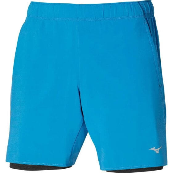 MIZUNO Core 7.5 2 in 1 shorts