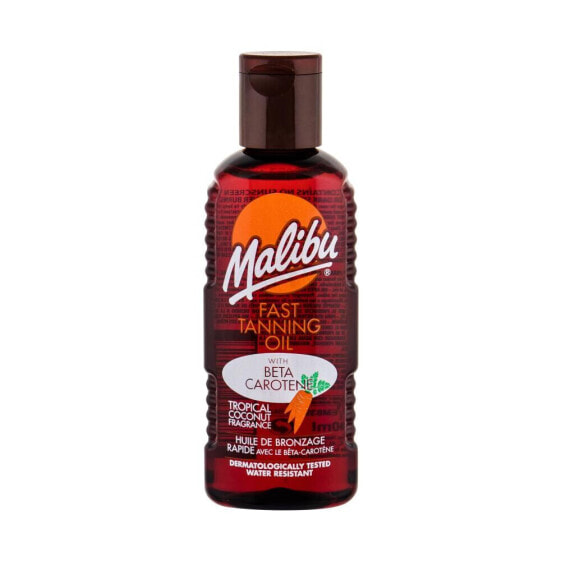 Malibu Fast Tanning Oil 100 ml sonnenschutz wasserfest für Frauen