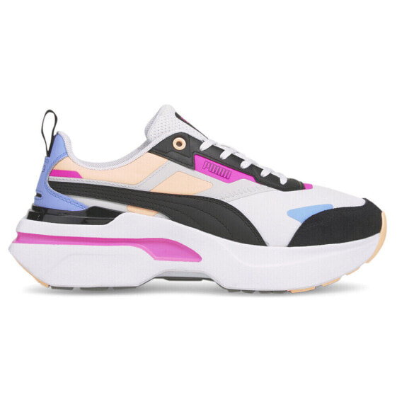 Puma Kosmo Rider Bright Lace Up Womens White Sneakers Casual Shoes 38485801