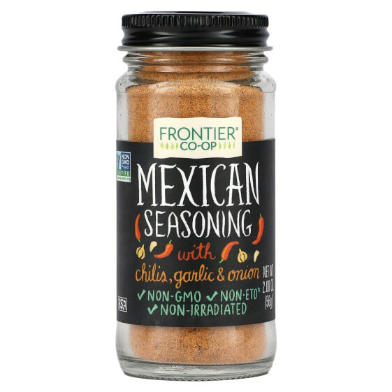 Frontier Co-op, мексиканская приправа, с перцем чили, чесноком и луком, 56 г (2,00 унции)