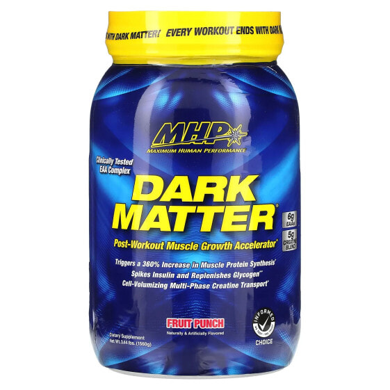 DARK MATTER, Post-Workout Muscle Growth Accelerator, Fruit Punch, 3.44 lbs (1,560 g)