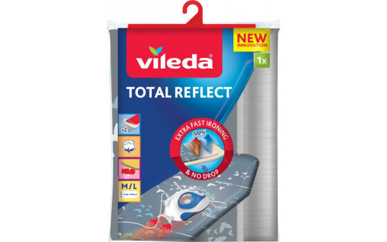 Vileda Total Reflect - Наматрасник для гладильной доски - Синий - Серый - Белый - Изображение