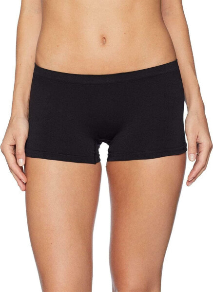 Commando 273943 Women's Minimalist Boyshorts, Black, L-XL