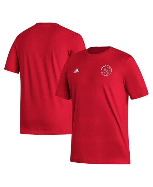 Men's Red Ajax Crest T-shirt