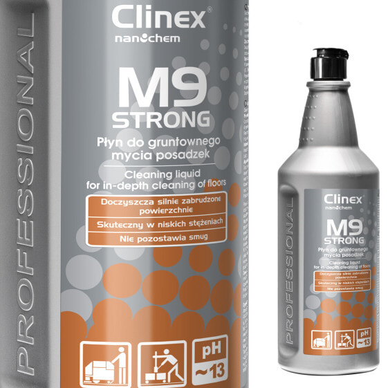 Чистящее средство для сильно загрязненных полов CLINEX M9 Strong 1 л