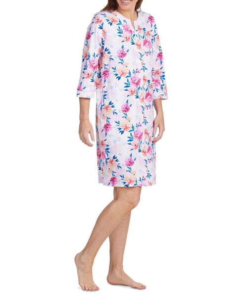 Пижама Miss Elaine Floral Short Knit Robe