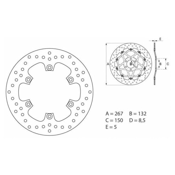 BREMBO 68B407E4 Disc Brake