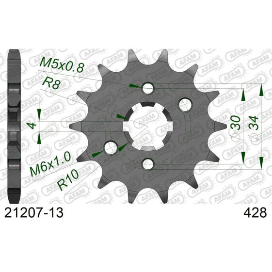 AFAM 21207 front sprocket