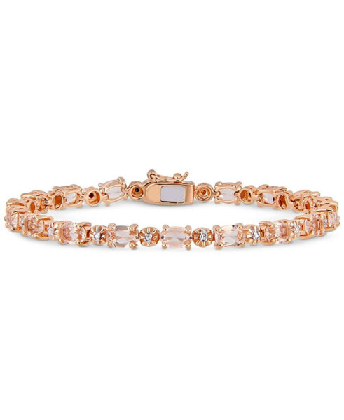 Браслет Macy's Morganite (9 ct. t.w.) & Diam.