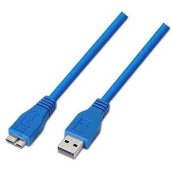 NANOCABLE A/M-Micro B/M USB-A 3.0 Cable usb-a cable 1 m