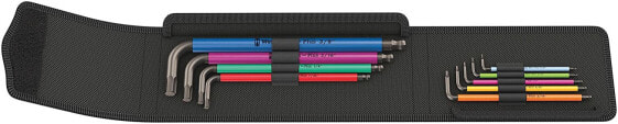Wera 950 SPKL/9 SZ Multicolour Winkelschlüsselsatz, zöllig, BlackLaser, 9-teilig, Wera 05022639001