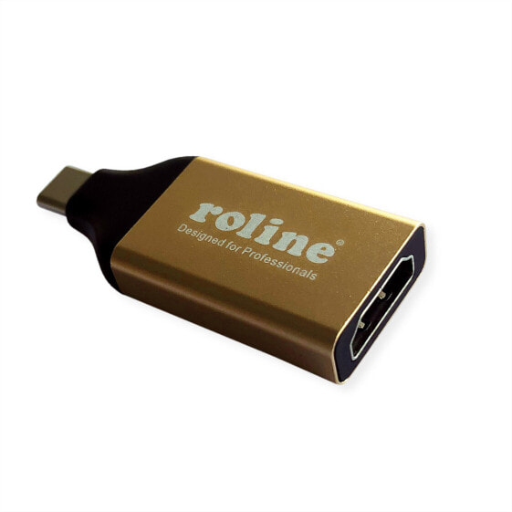 ROLINE 12.03.3231 - USB Type-C - HDMI - Male - Female - Straight - Straight
