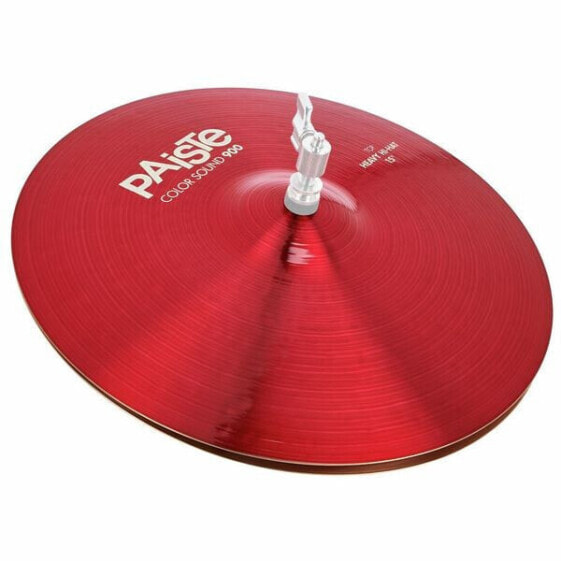 Paiste 15" 900 Color Heavy Hi-Hat Red