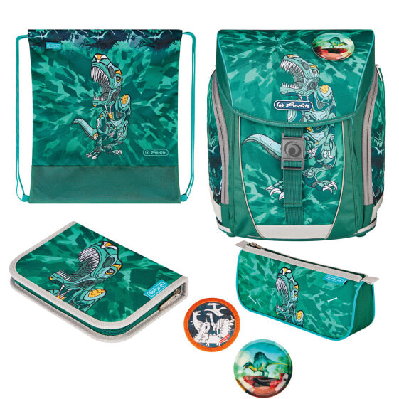 Herlitz FiloLight Plus Heavy Metal - Pencil pouch - Sport bag - Pencil case - School bag - Boy - Grade & elementary school - Backpack - Front pocket - Side pocket - Polyester