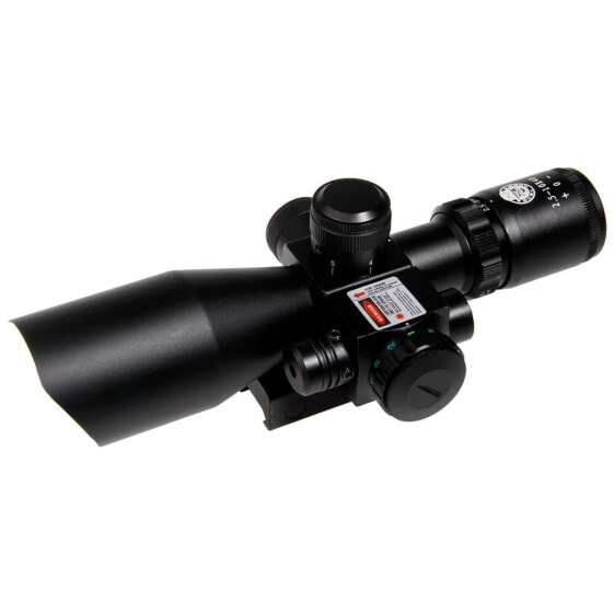 DUEL CODE OG 2.5-10x40E Scope And Red Laser Extension