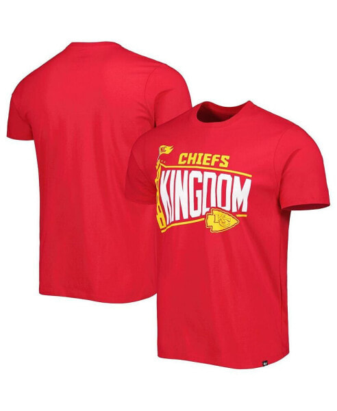 Men's Red Kansas City Chiefs Logo Regional Super Rival T-shirt