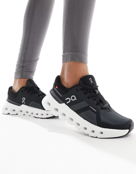 ON Cloudrunner 2 running trainers in black