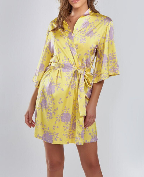 Women's Fiona Satin Print Robe