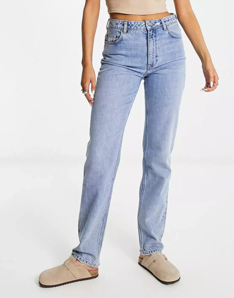 French Connection straight leg jeans in vintage blue