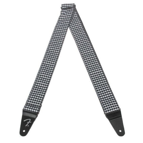 Fender Houndstooth Jacquard Strap WH